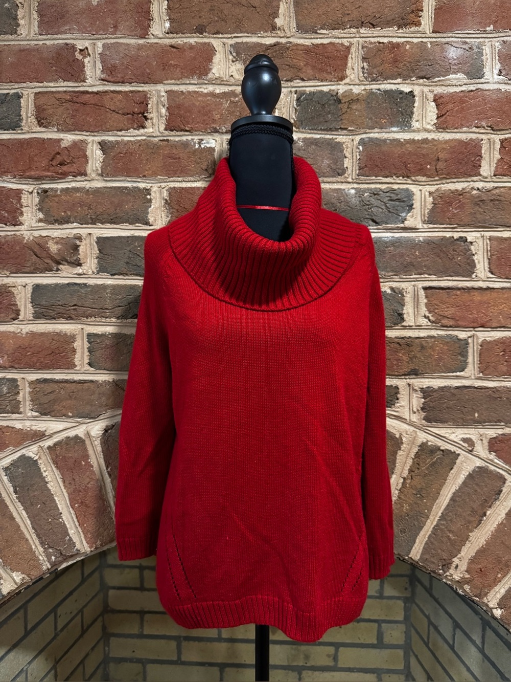 I.N.C concepts Cozy Red Turtleneck Sweater for Women
